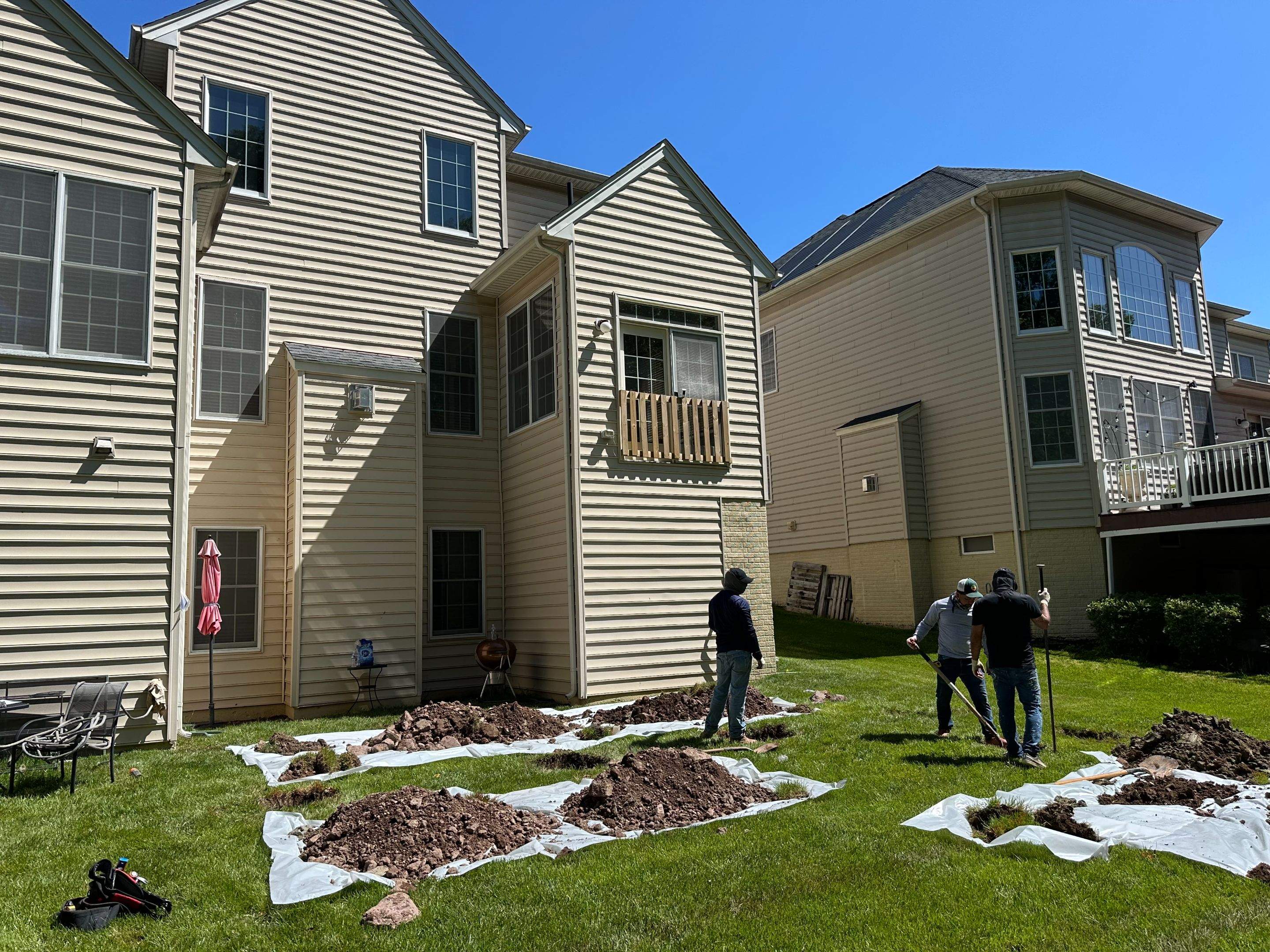 New Trex Composite Deck in South Riding, VA by Sunburst Construction Inc