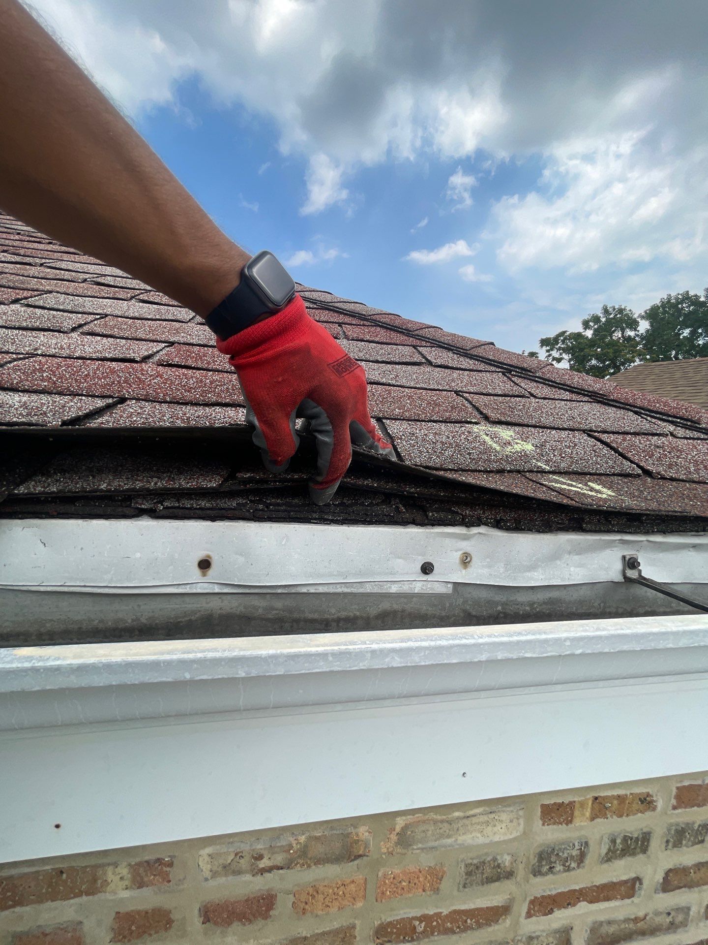 Roof Replacement by hail  by Just Brilliant Restoration JBR