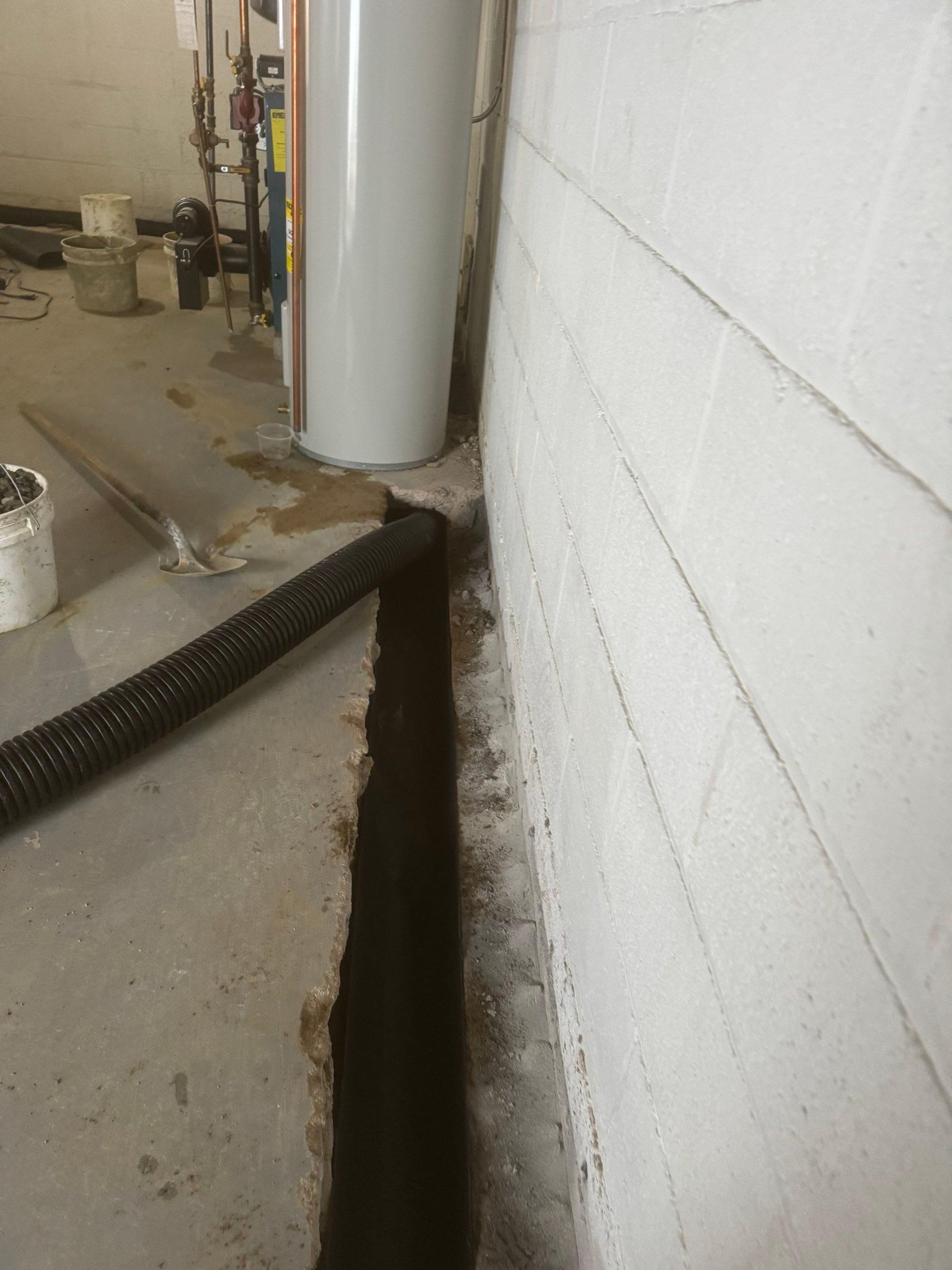 Interior French Drain Boonton NJ by Pure Service Pro, LLC 