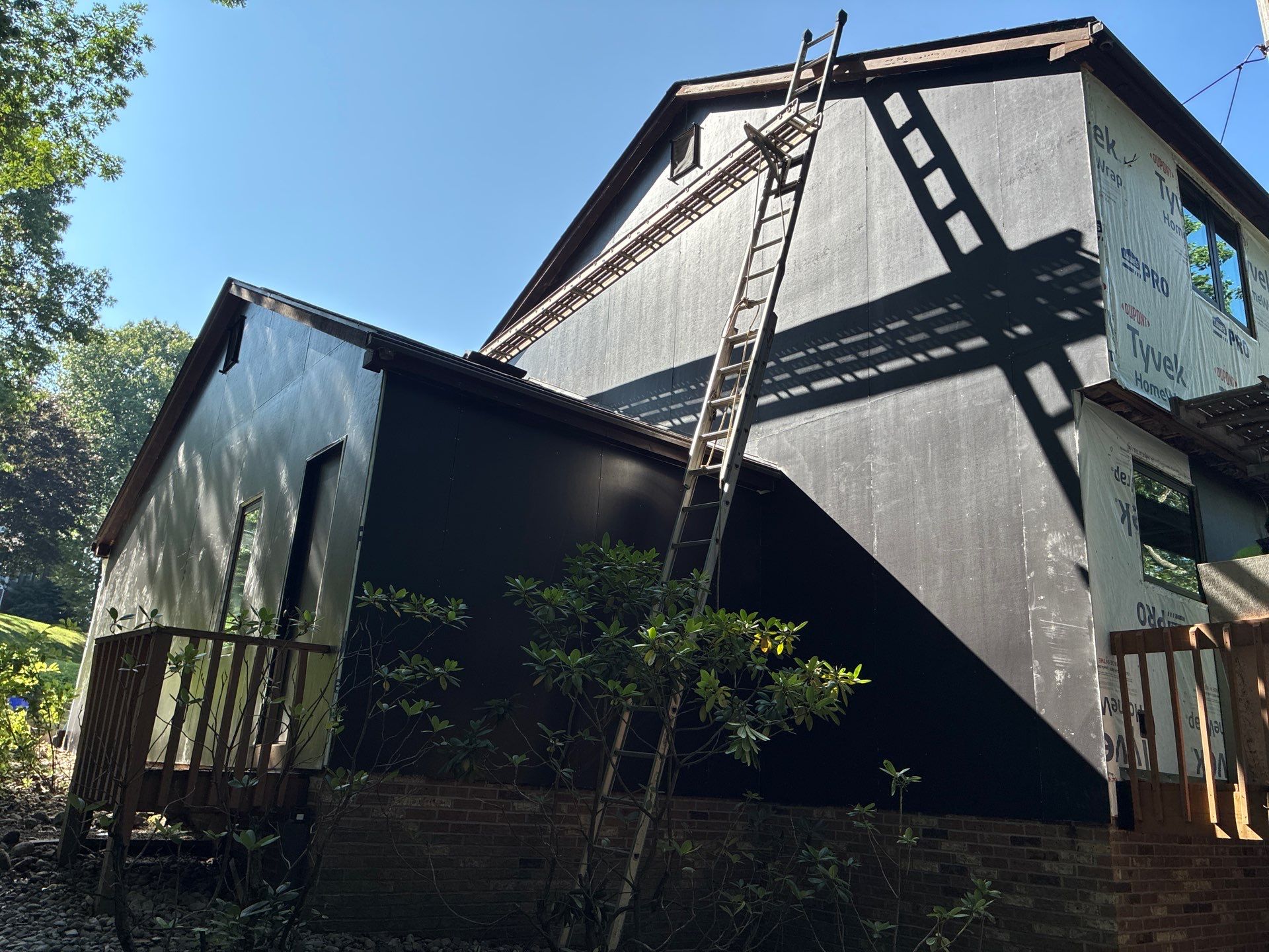 James Hardie Board and Batten Midnight Black Renovation in Wexford by Ideal Siding Pittsburgh