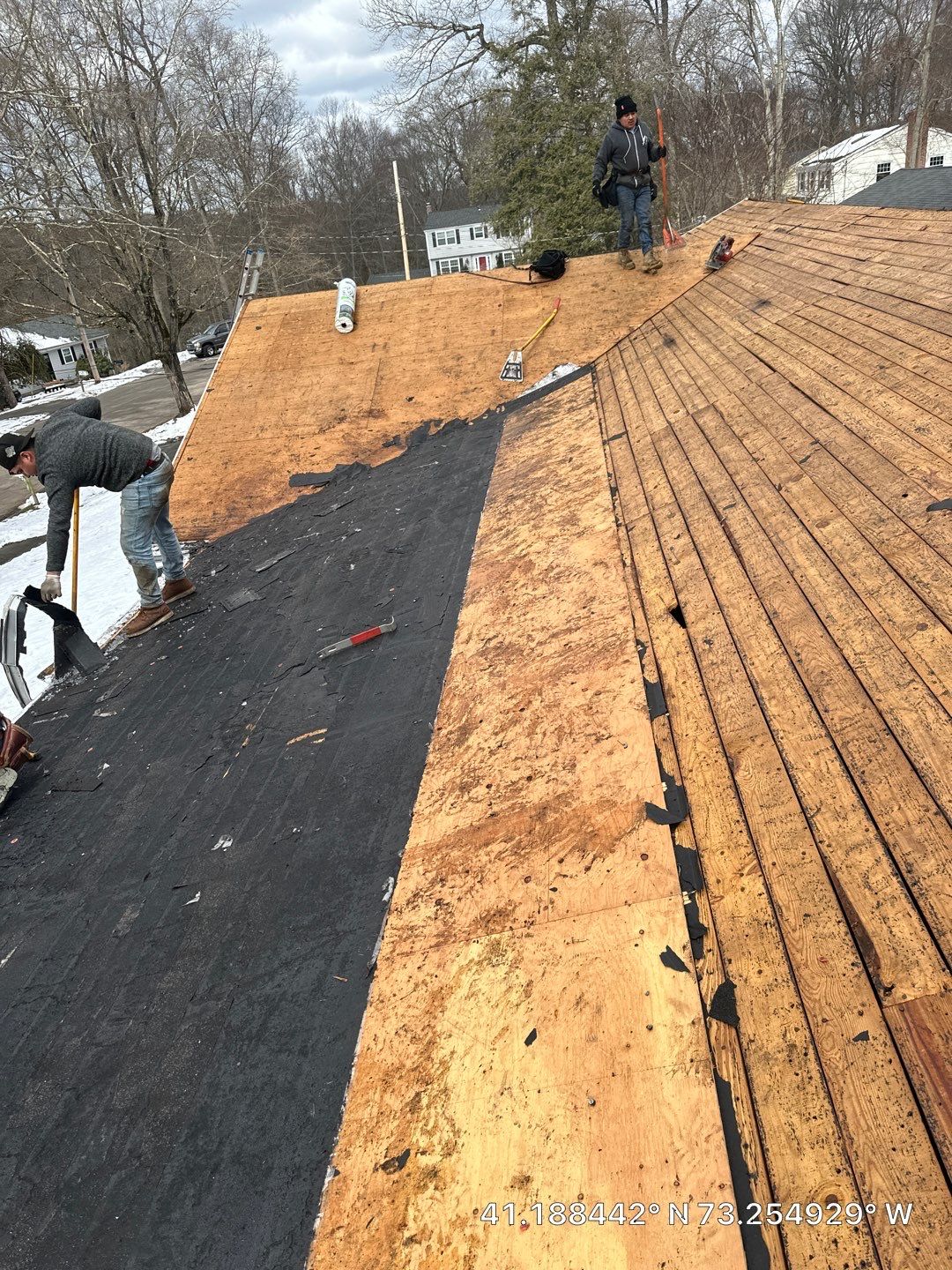 Residential Roofing Installation using Owens Corning Duration Estate Gray by A Plus Exterior