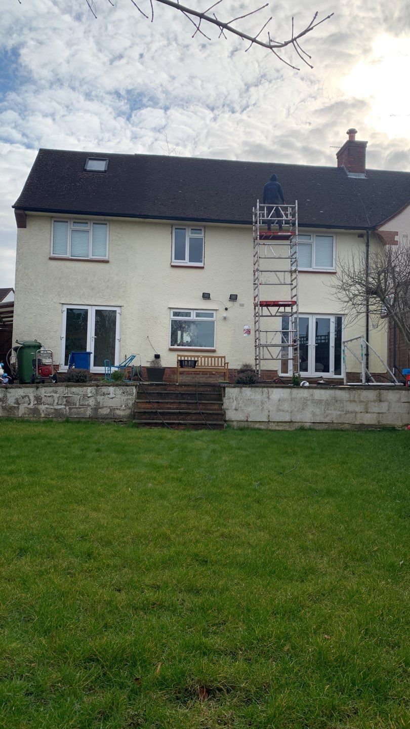 Roof - Driveway - Patio Clean using Honda 15lpm Low Pressure Washing Machine by Ges Exterior Cleaning ltd