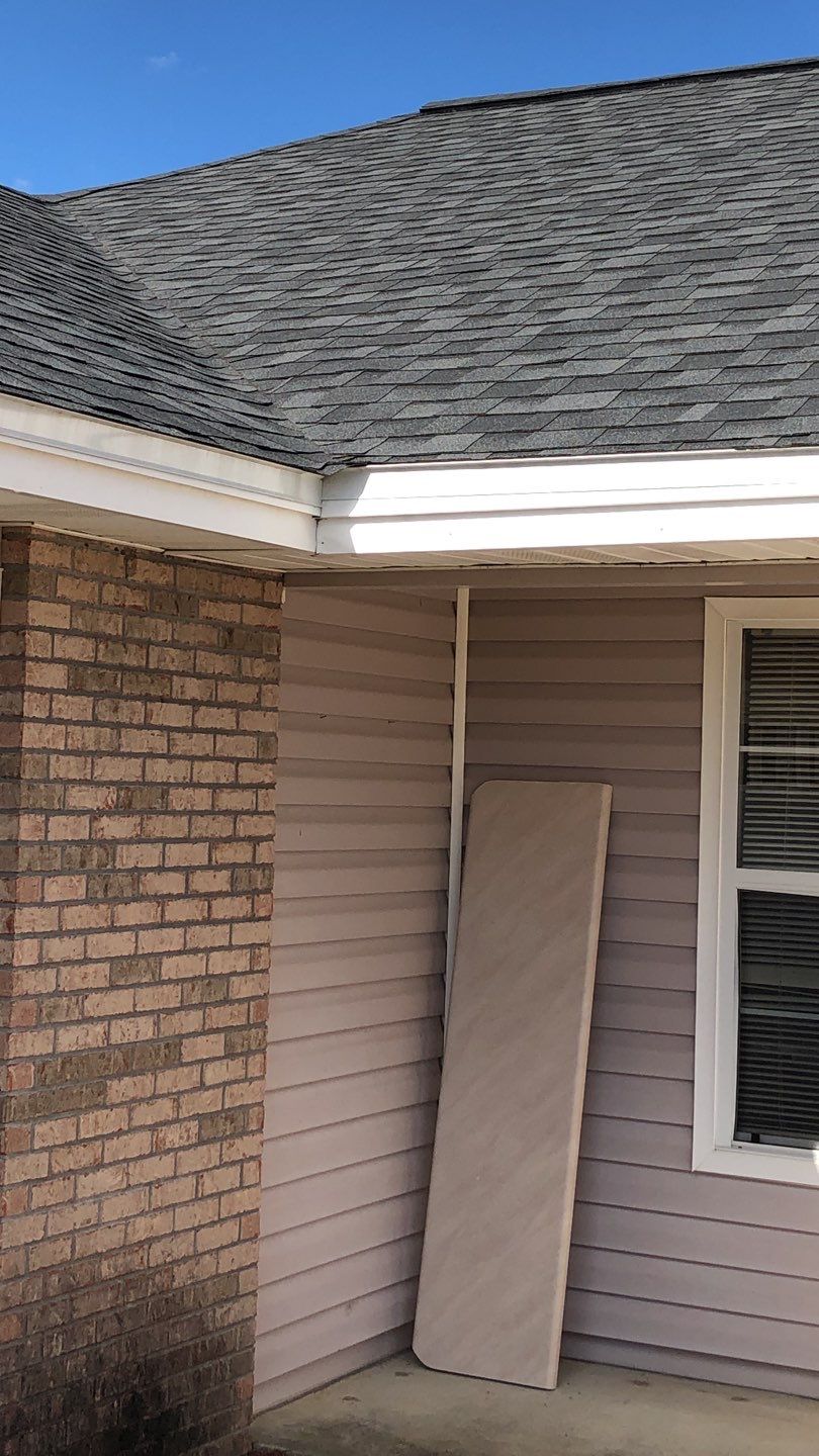 Gutter Installation using K-Style Seamless Gutters by Gutter Professors