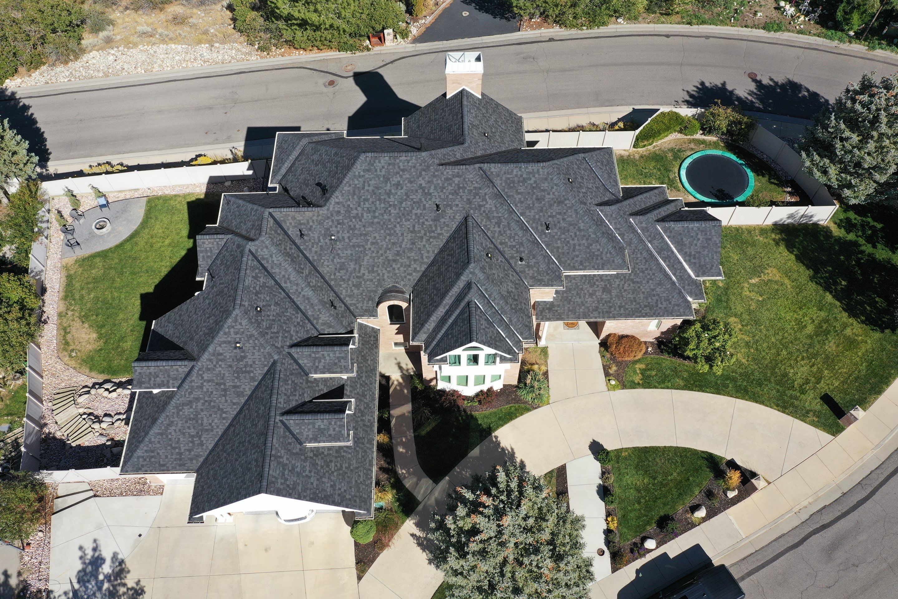 Residential Roofing installation  by Definitive Construction