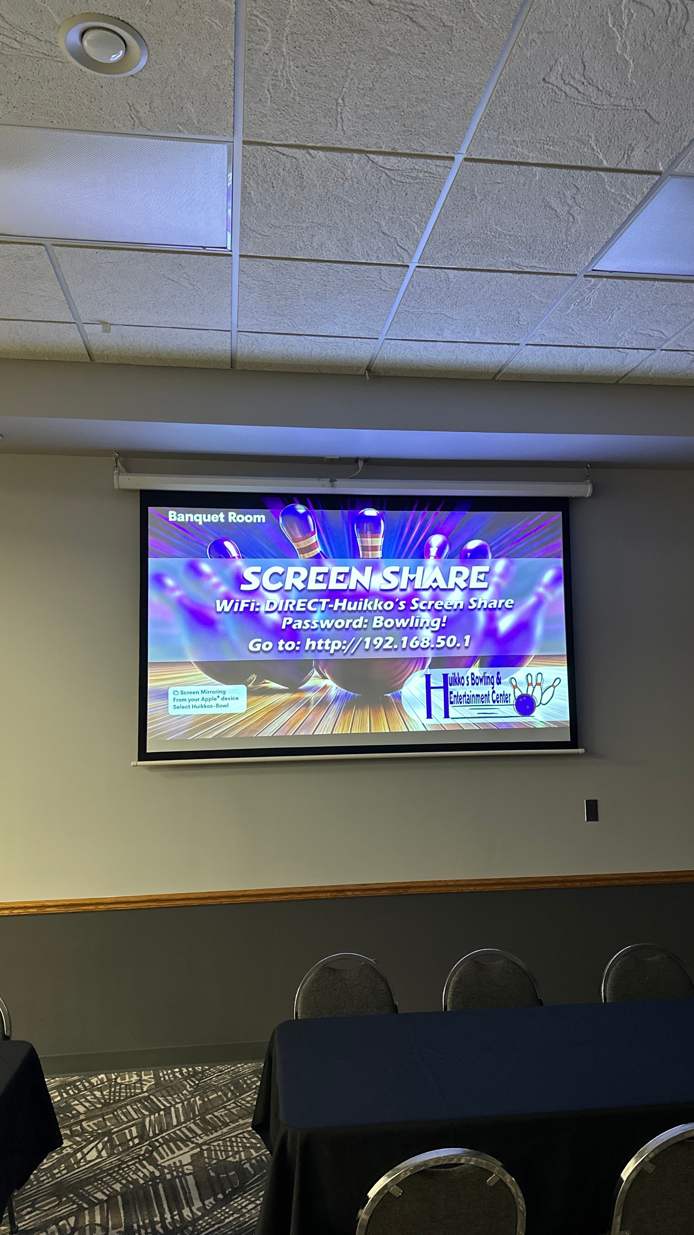 Banquet AV upgrade by AVSi