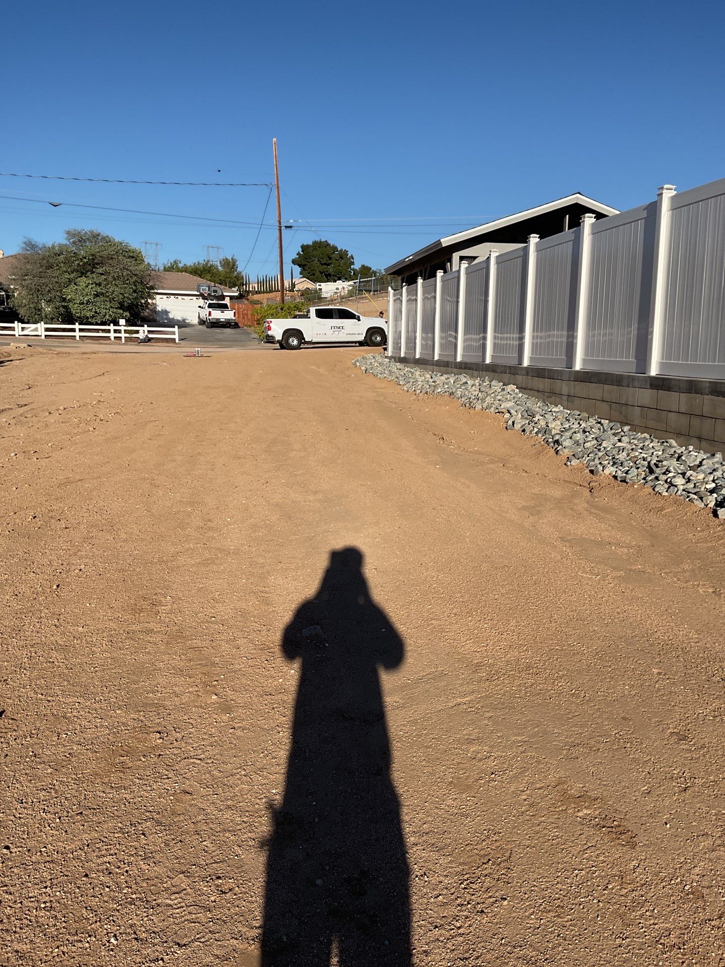 Fence Installation using chain -link by Fence Guys Inc.