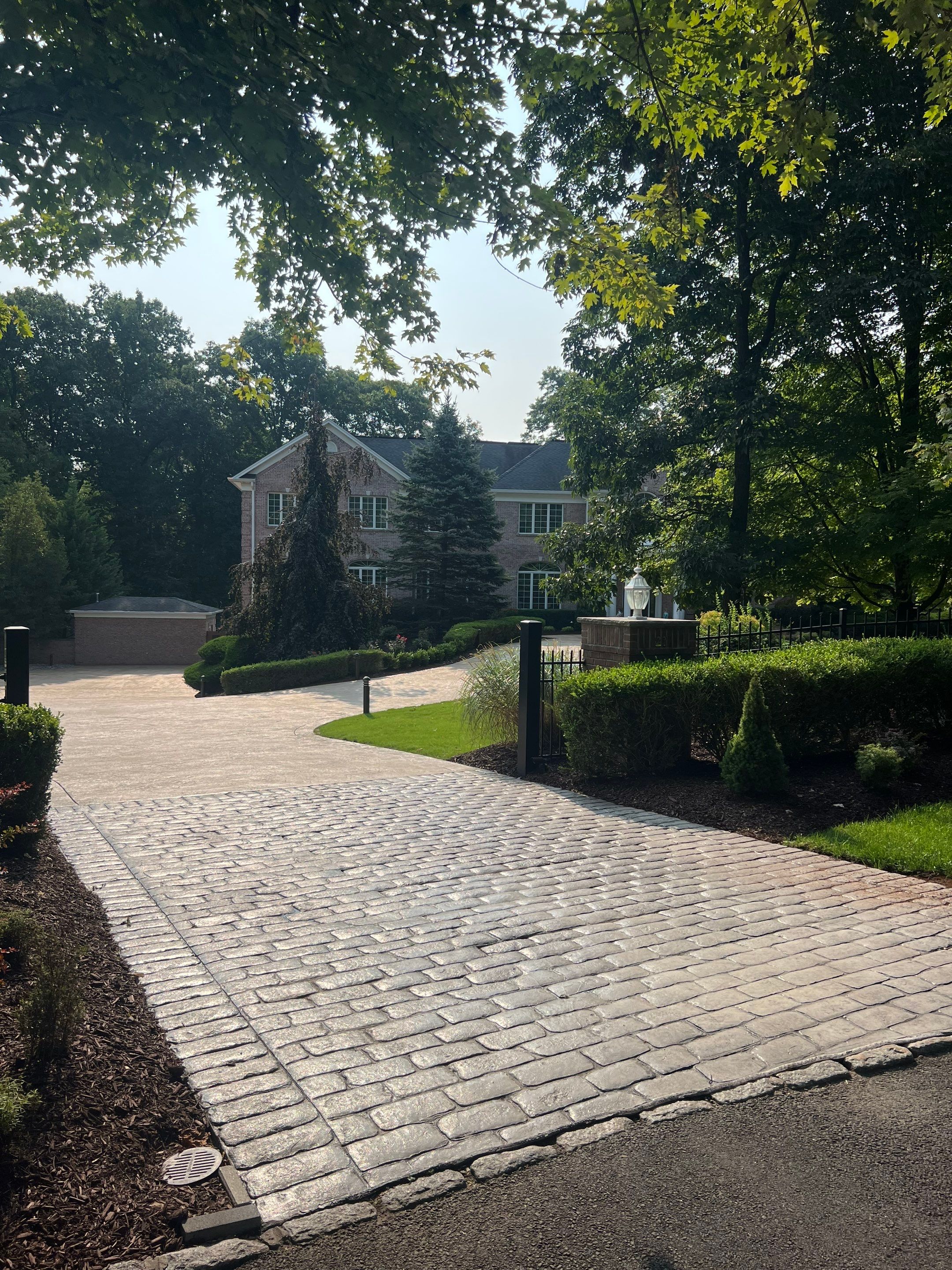 Stunning Driveway Remodel - Mendham, NJ by Architectural Concrete Design