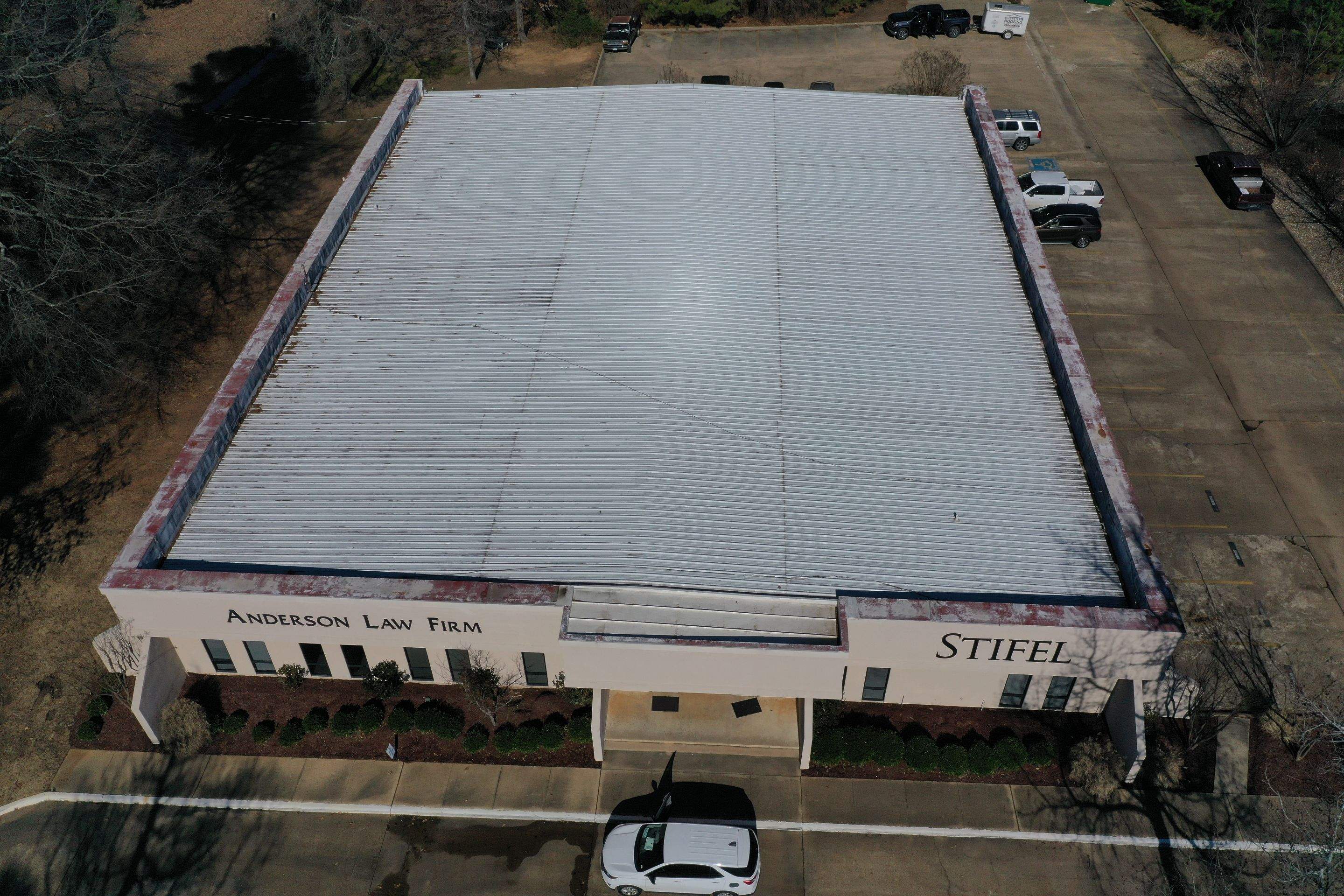 Office Building in Texarkana by Hostetler Roofing
