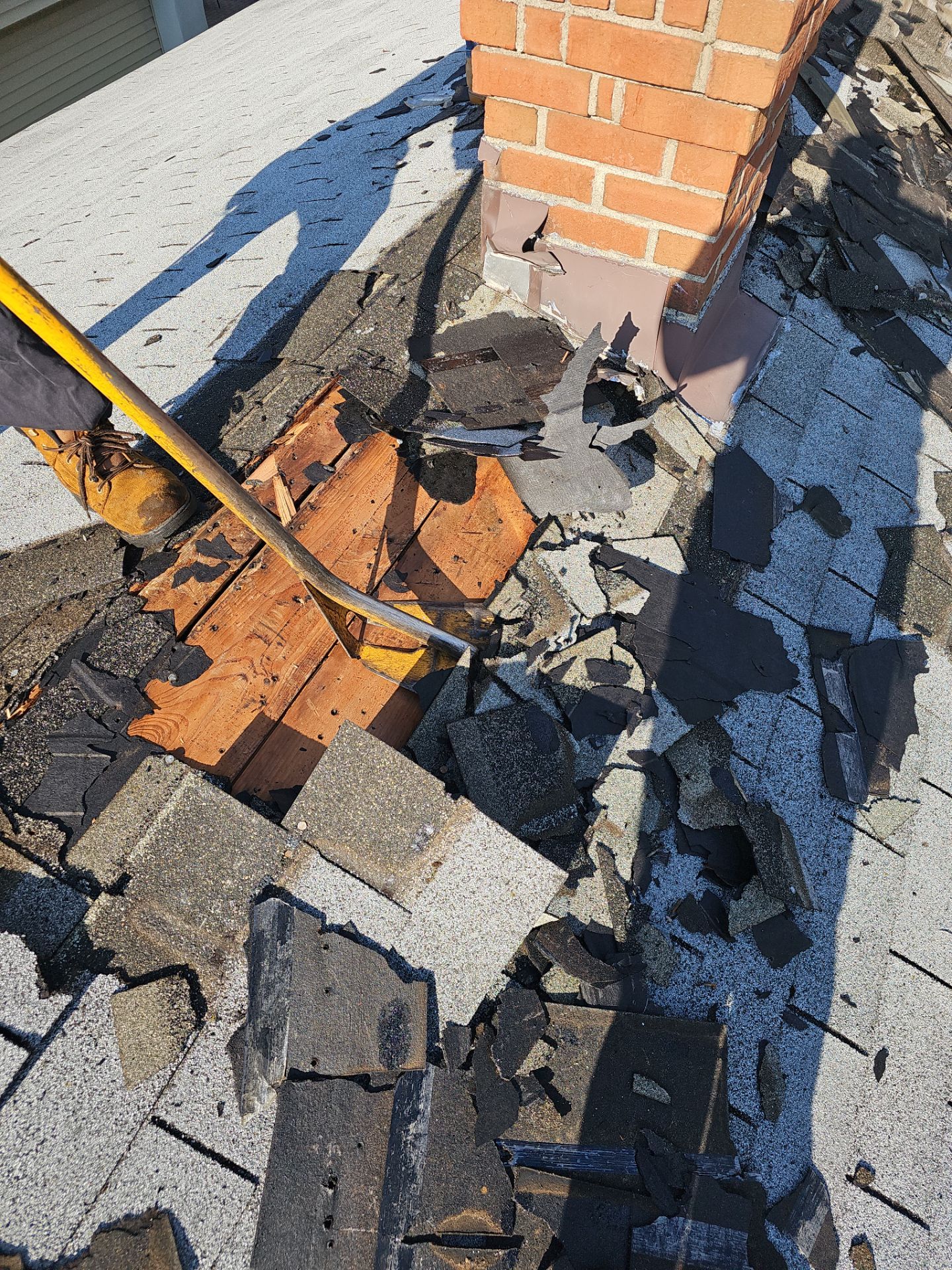 Residential Roofing Installation using Owens Corning Duration Colonial Slate by A Plus Exterior