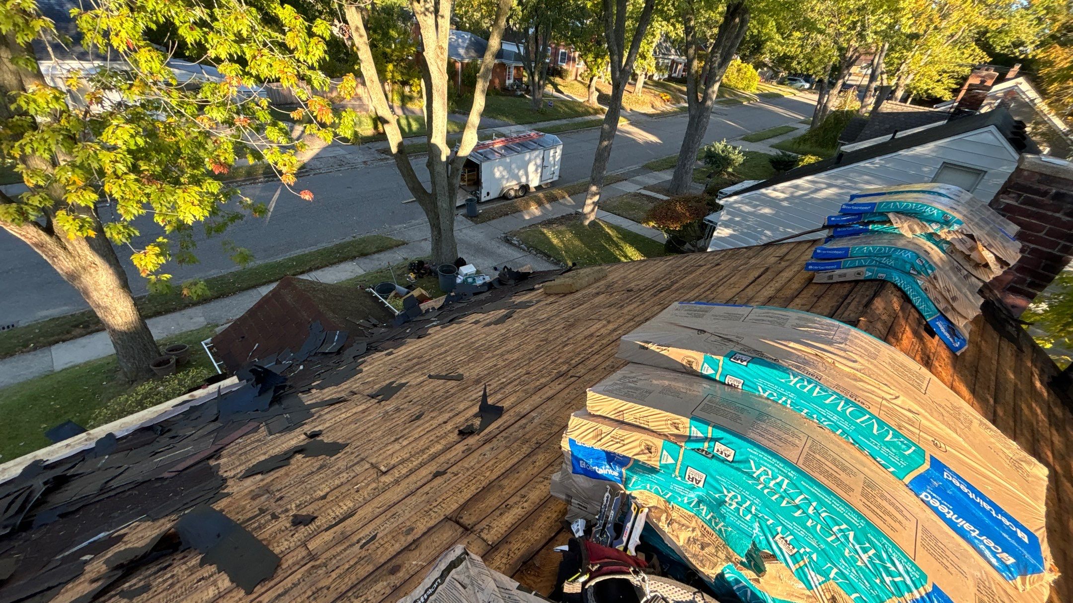 Roof Replacement using CertainTeed Landmark by 180 Contractors