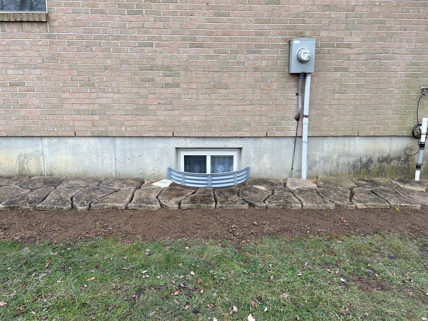 Window Well Replacement, Wall Repair, Grading by Reisenberg’s Lawn & Landscape, LLC