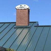 24ga 1.5" Snap-Lock Hartford Green  by Total Roofing System The Metal Roof Experts