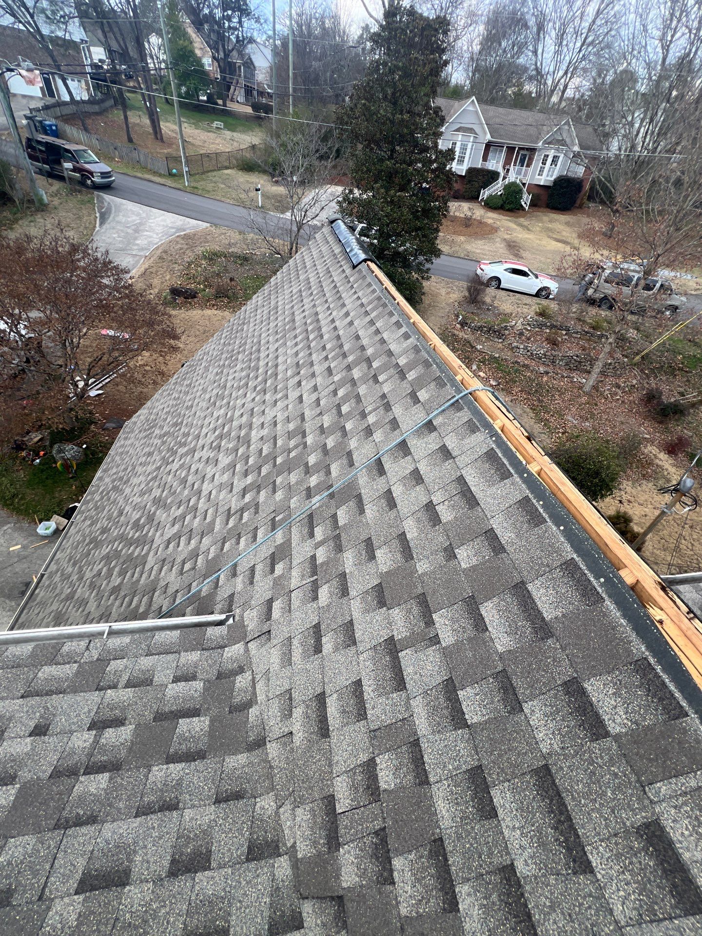 Residential Roofing Installation in Birmingham (Weathered Wood) by The Roofing Dudes
