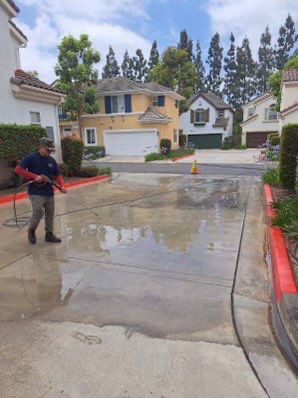 Irvine Pressure Washing - HOA Driveways by Property Cleaning Experts