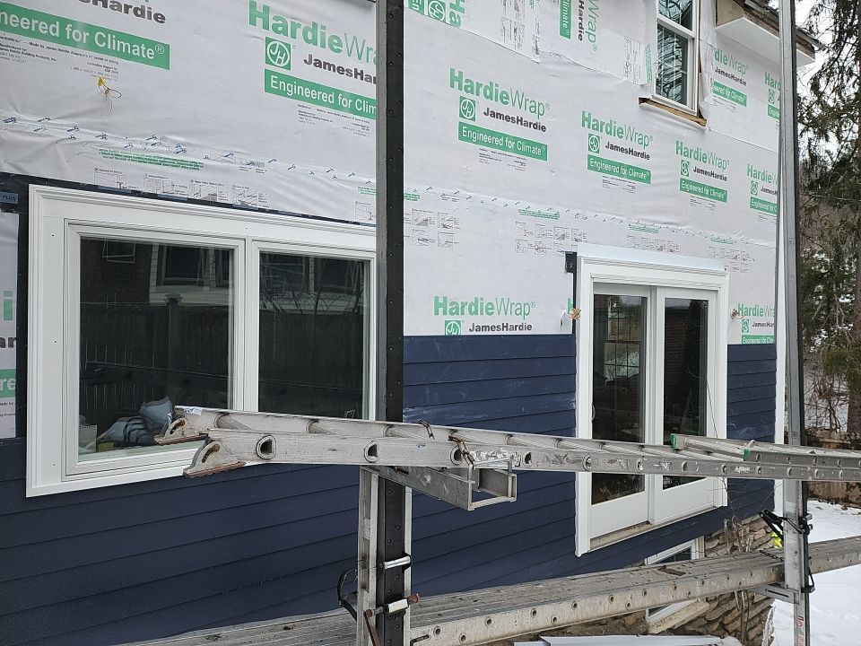 Siding Installation using James Hardie by UBrothers Construction