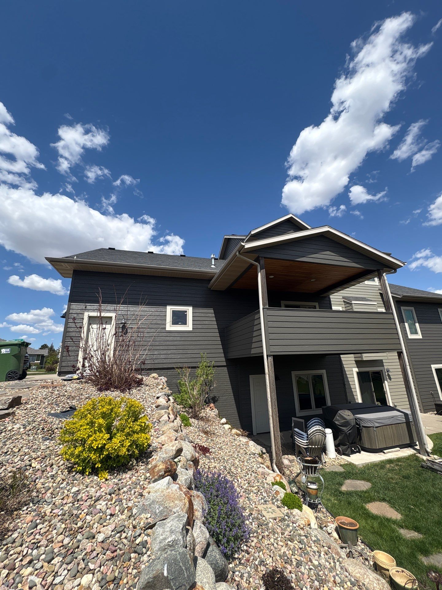 Residential Exterior Painting and Color Update in Sioux Falls by Select Painting, Coatings & Garage Cabinets