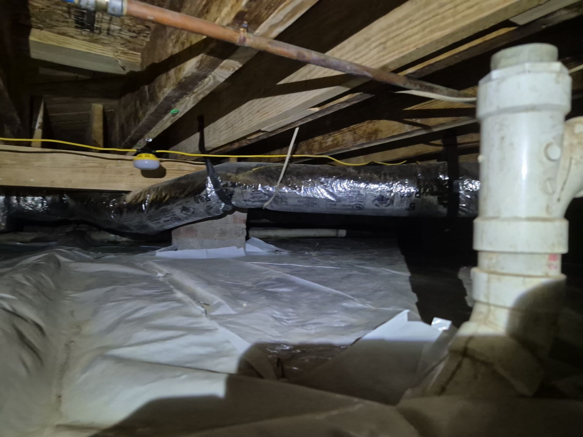 Project in Smithfield by Patriot Crawl Space Repairs