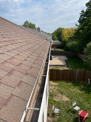 Turtle Shell gutter protection installation in Naperville, IL 60564, photograph 4