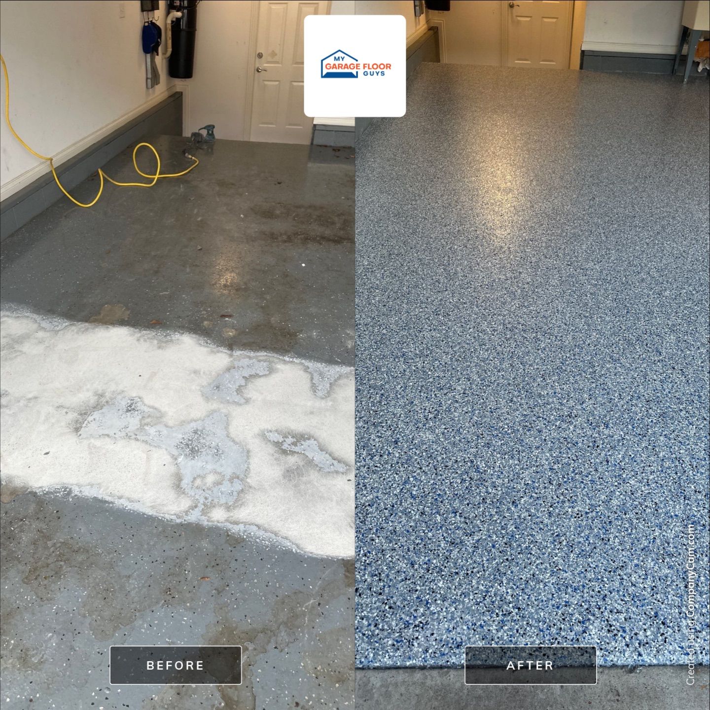 Garage Floor Coating using Steamboat by My Garage Floor Guys