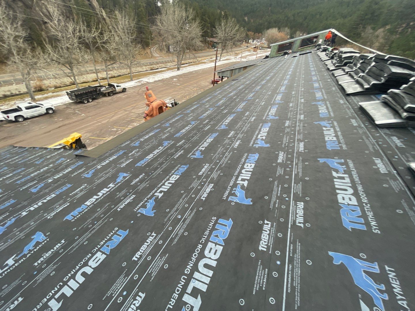 Commercial Roofing Installation using EuroShield by Weather-Tite Exteriors LLC