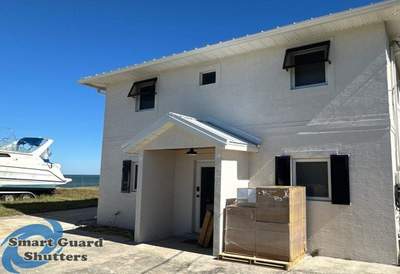 Decorative Bahama & Colonial Shutters in Signal Black 