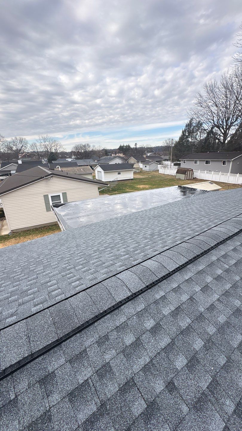 Residential Roofing Installation using EPDM and GAF Timberline HDZ Hickory by Rainstoppers Roofing