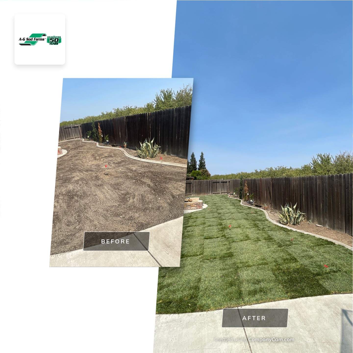 Project in Manteca by A - G Sod Farms