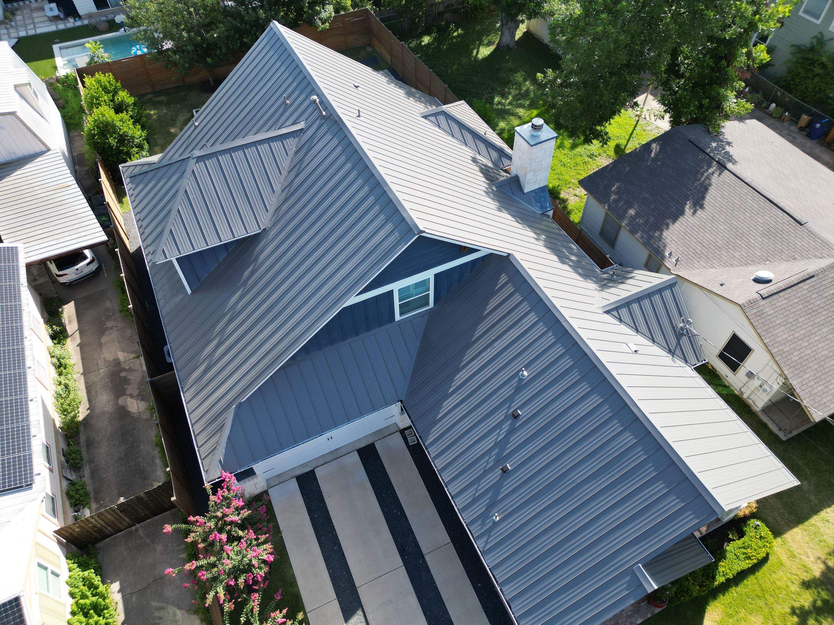 Charcoal Grey - L&A Metals LLC Type FF100, Hidden fastener/Standing Seam by RoofsOnly.com