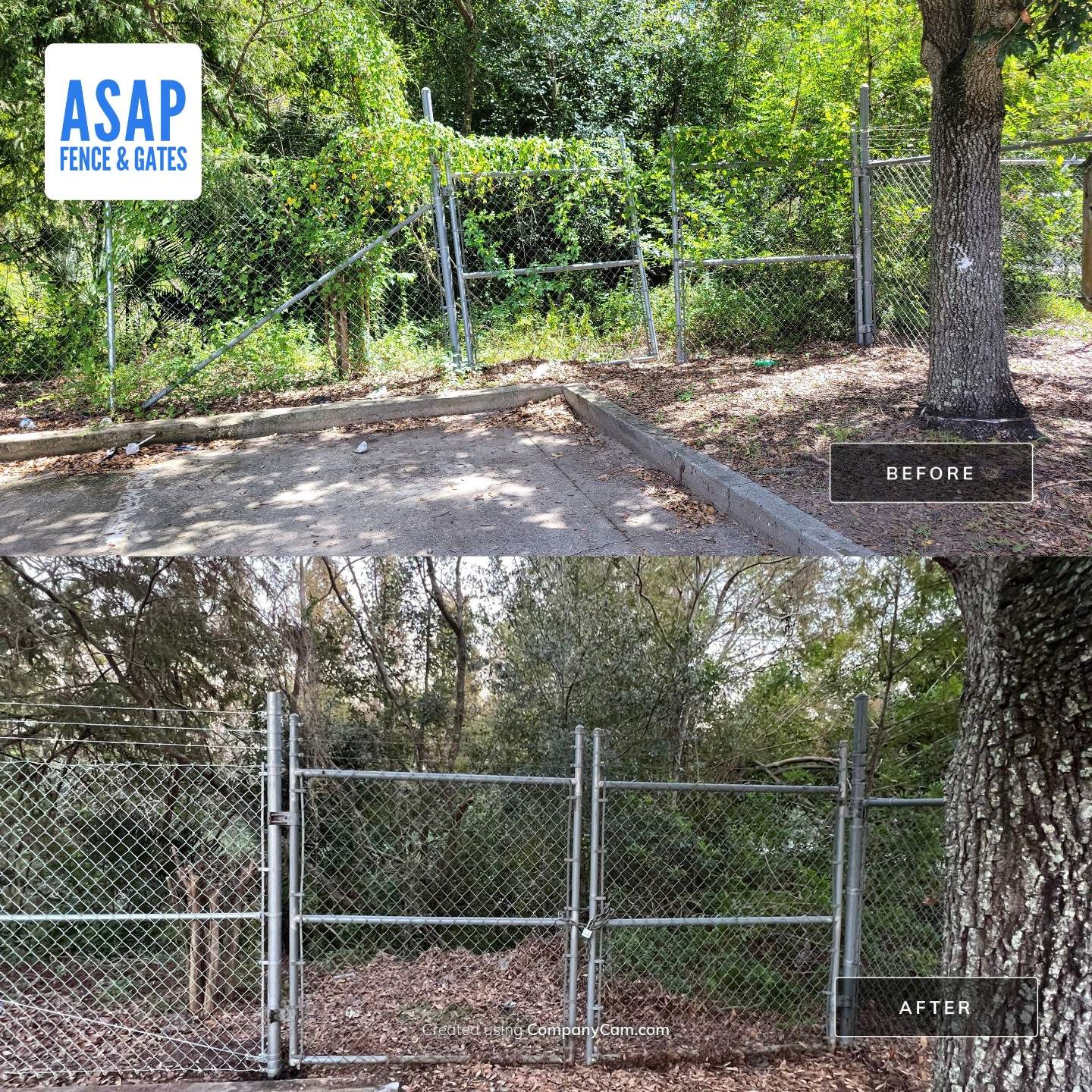 Chain-link Fence Installation using Commercial Chain-link Fence by Asap fence and gates, LLC