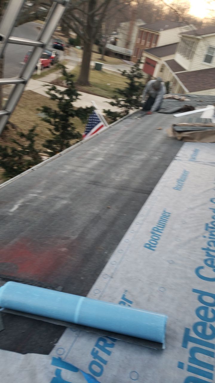 Burke Certainteed Landmark Pro MD Colonial Slate New Roof Installation by RM Banning, Inc.