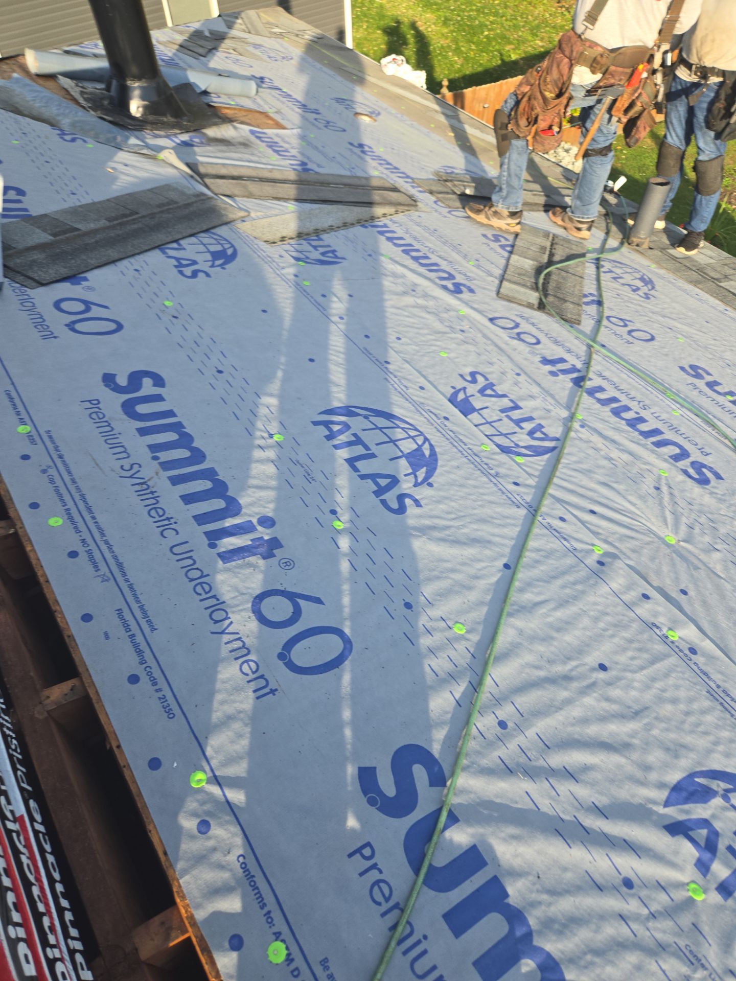Atlas Pinnacle, Color, Coastal Granite, Drip Edge, Color, Black by Eagle Eye Roofing