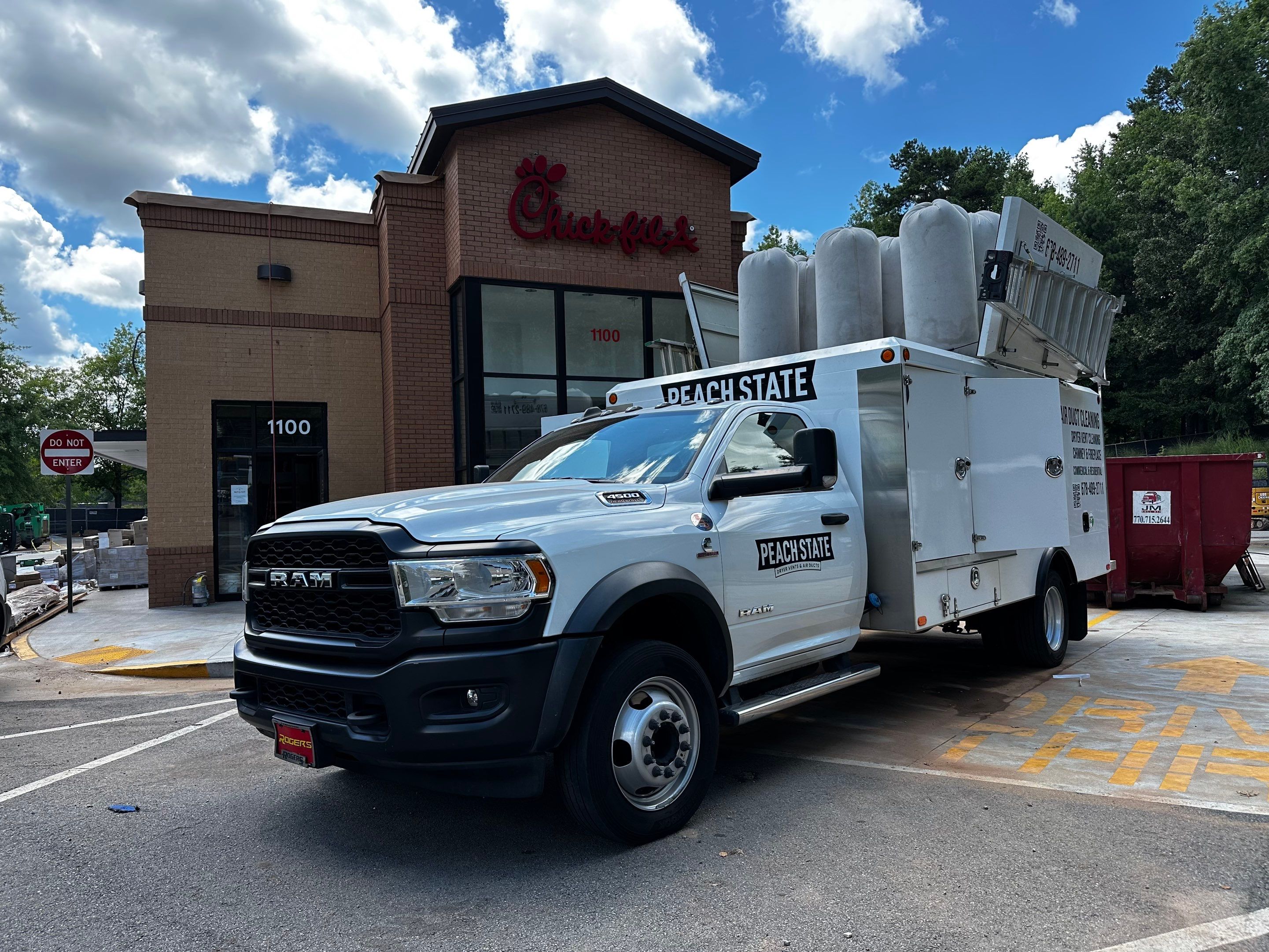 Air Duct Restoration - Restaurant by Peach State Dryer Vents & Air Ducts