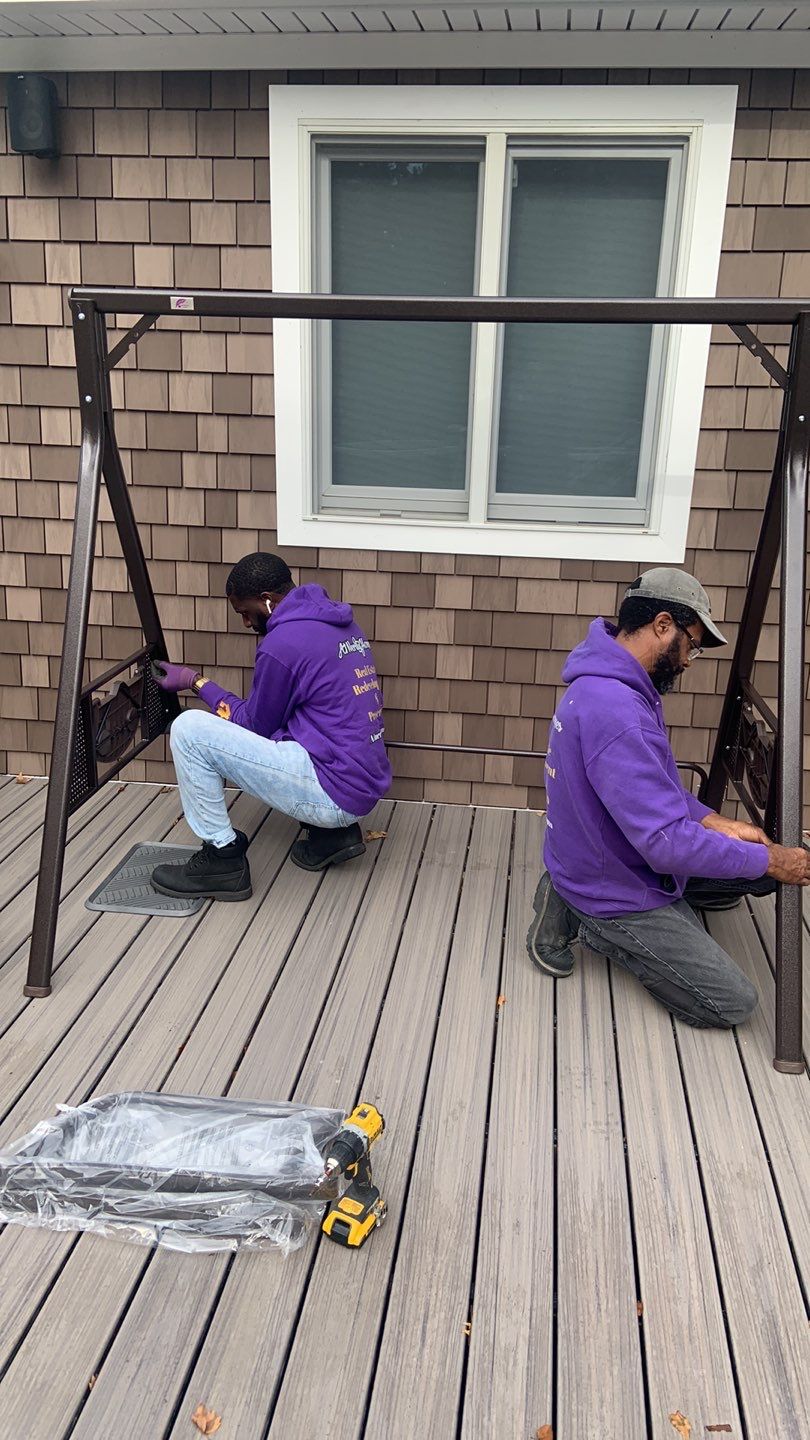 Porch Swing Assembly using Swing by A1 NERDY HOMES LLC