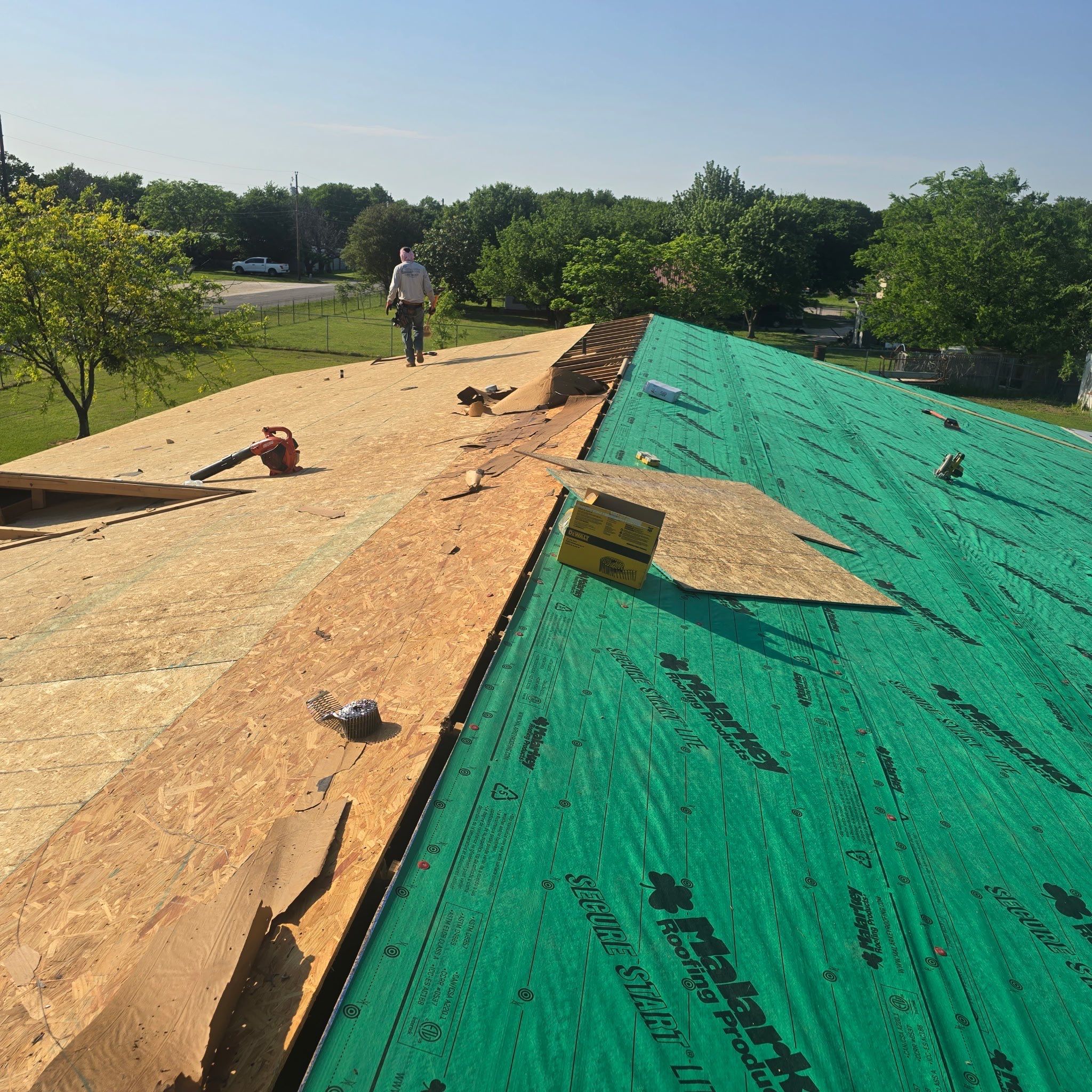 Residential Roofing Installation using Malarkey Vista AR by Harvey Roofing & Construction