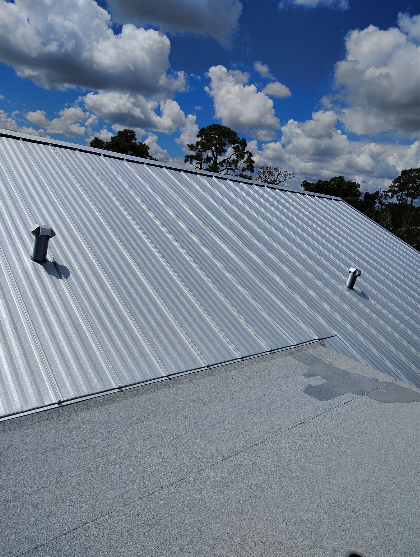 24ga 1" Nail-Strip Mill Finish by Total Roofing System The Metal Roof Experts