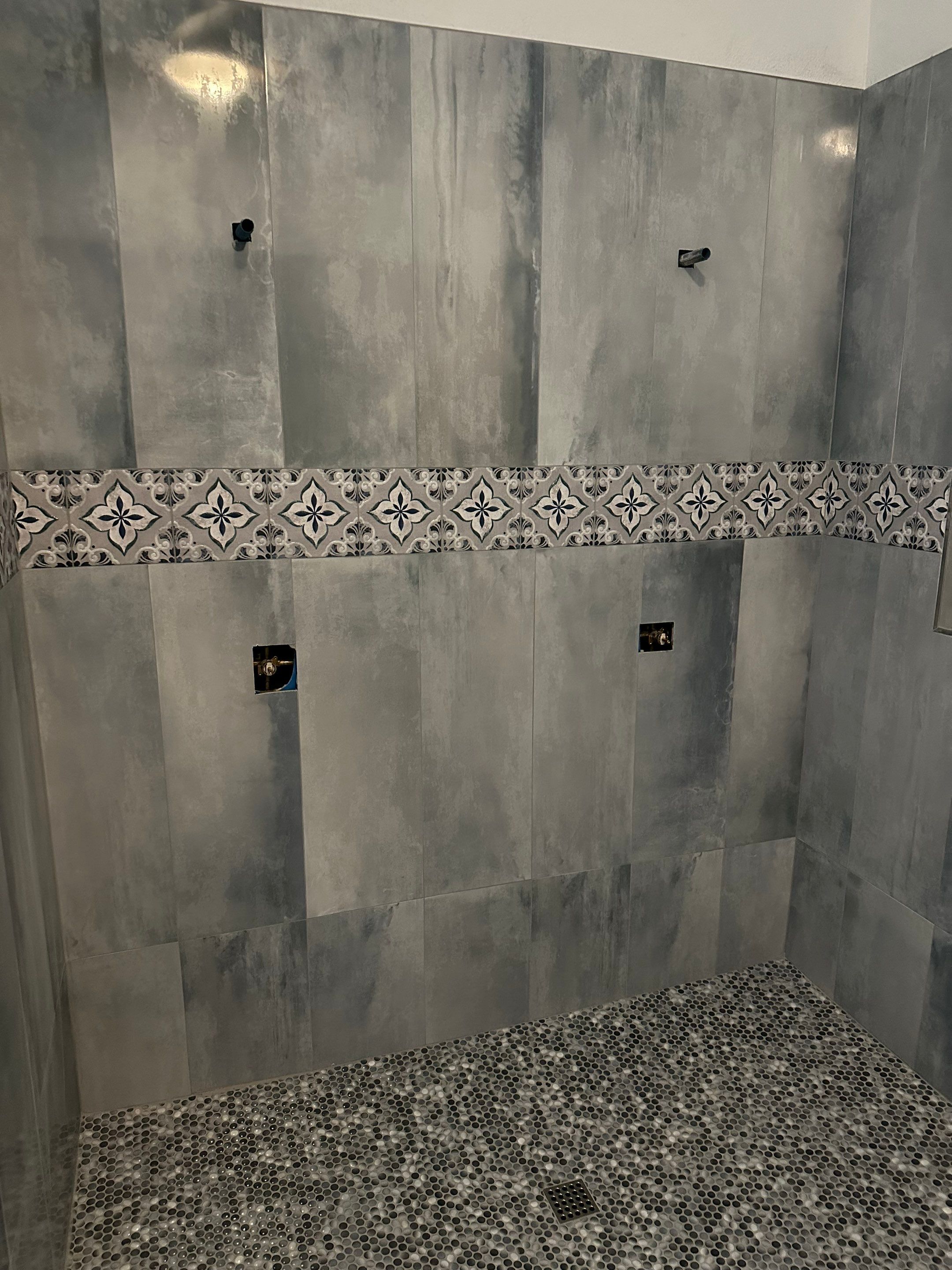 Showers & Floor Home Remodel by Footprints Floors of Chandler 