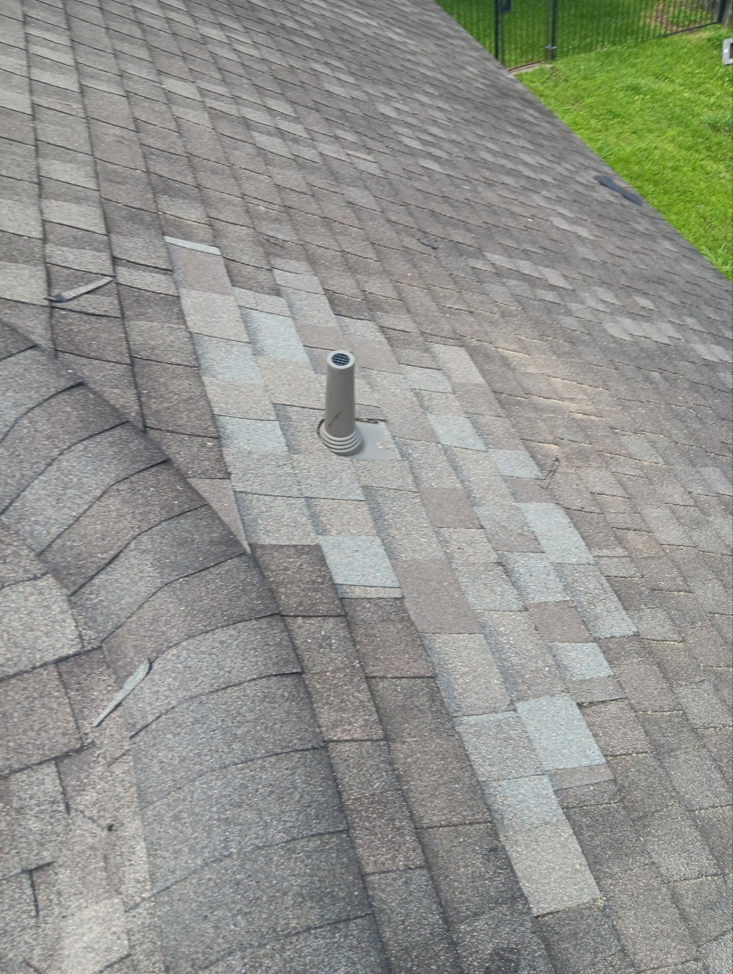 Hail Damage using Owen's Corning Duration (Lifetime) Shingles by Roof Repair Company