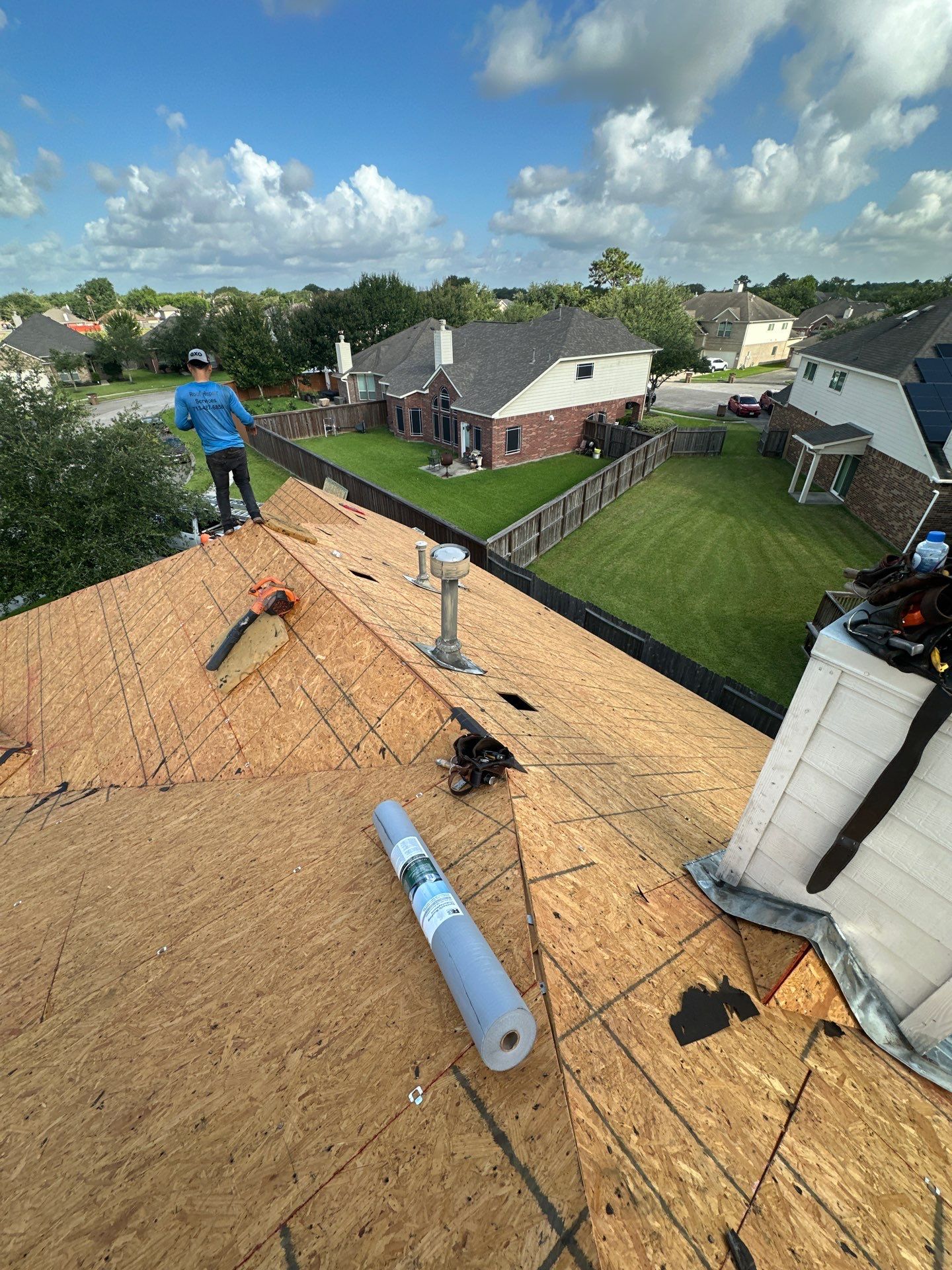 Roof Replacement in Dickinson TX by Roof Repair Company
