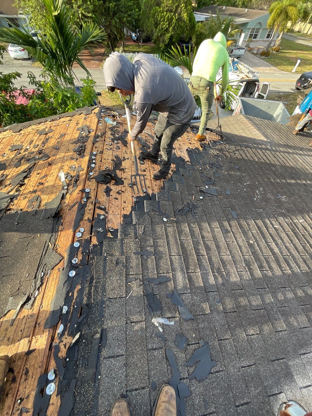 Beautiful Blue Shingle Re-Roof in Hollywood! by First Due Roofing