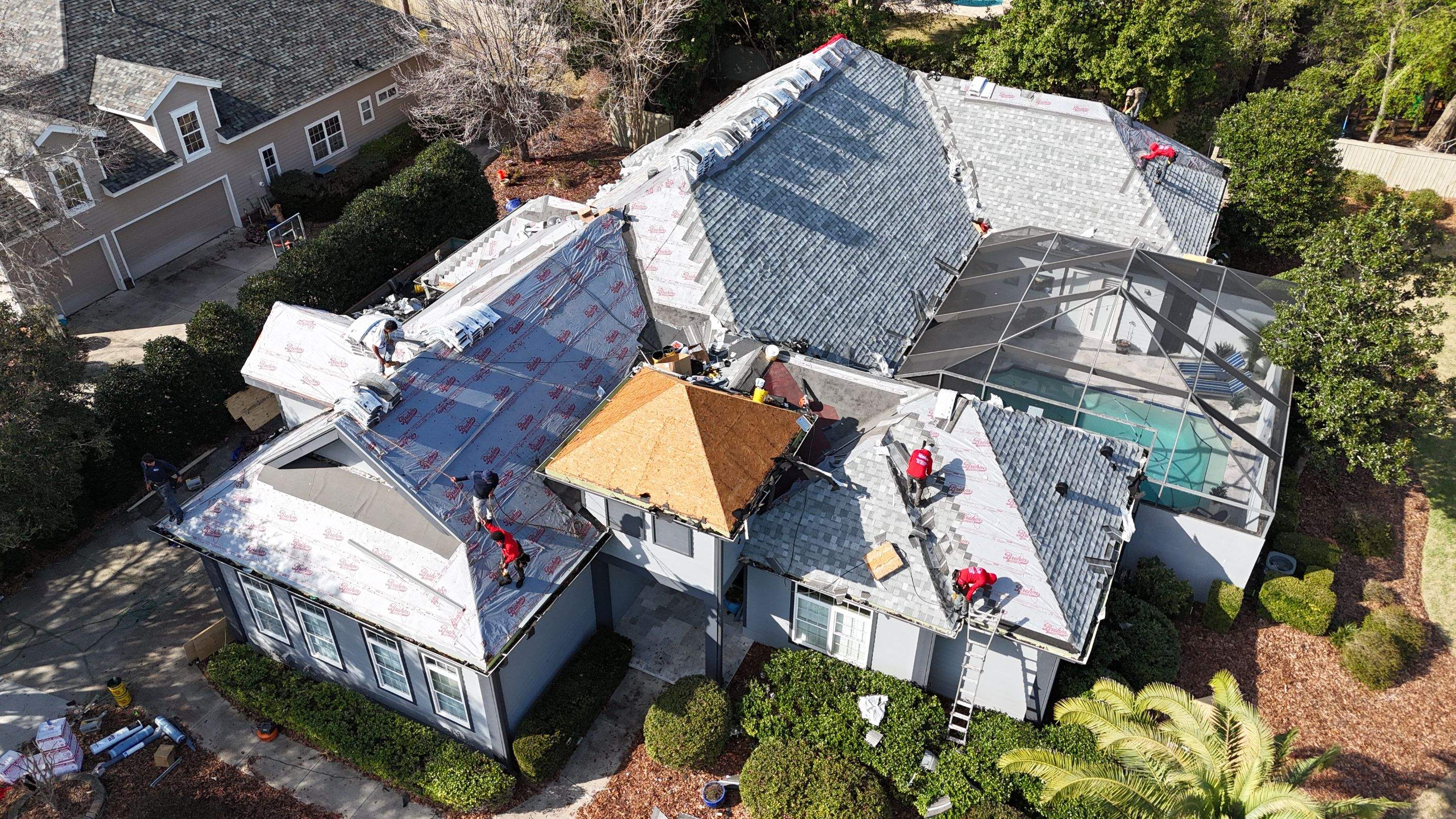 Reroof in Gainesville, Florida by Brehm Roofing