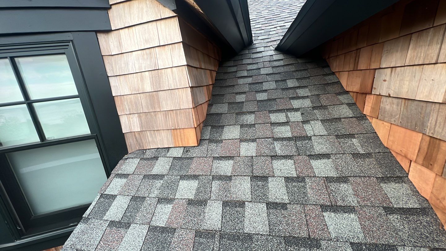 Waterfront Roof Replacement - Mackerel Cove, Jamestown, RI  by Rinaldi Brothers