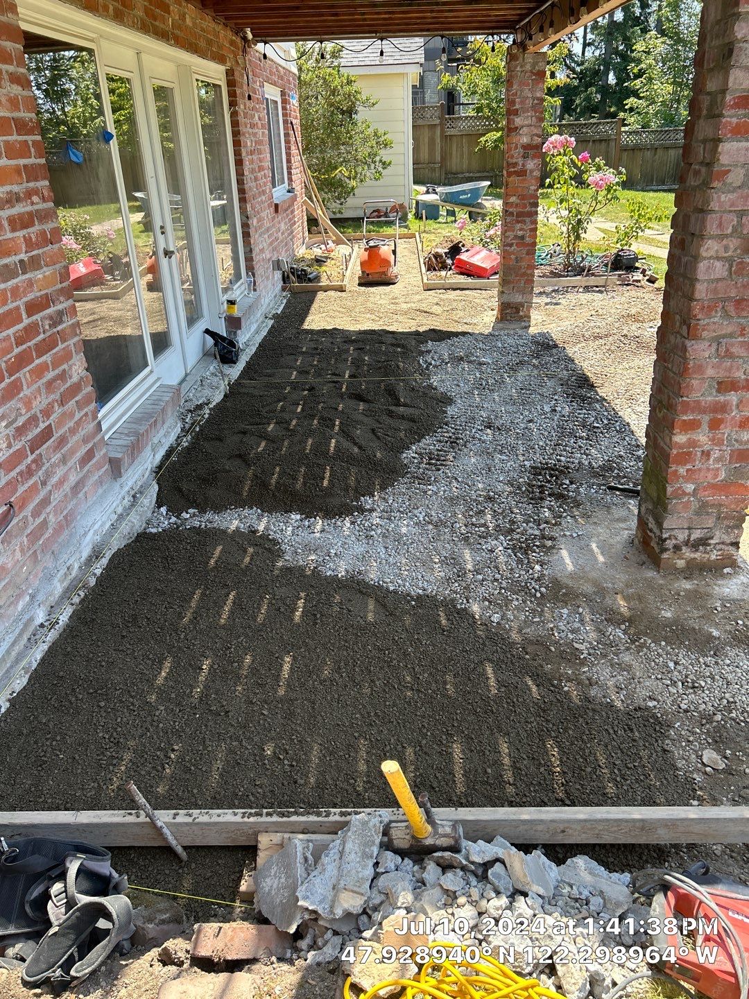 Susan | Concrete Patio by Jireh Asphalt & Concrete Inc 