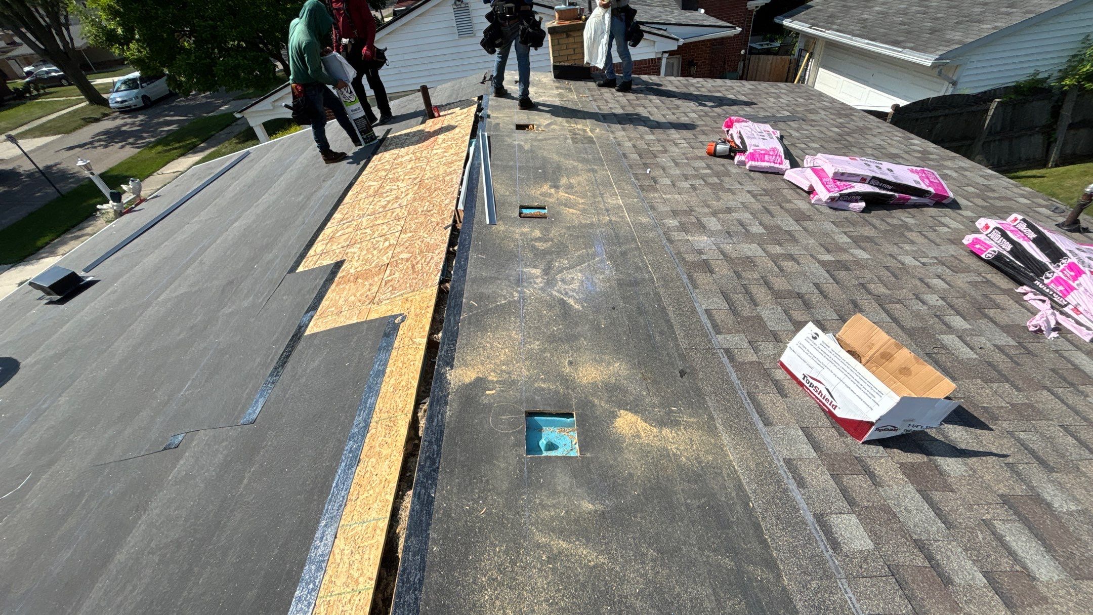 Roof Replacement using Owens Corning Driftwood by 180 Contractors