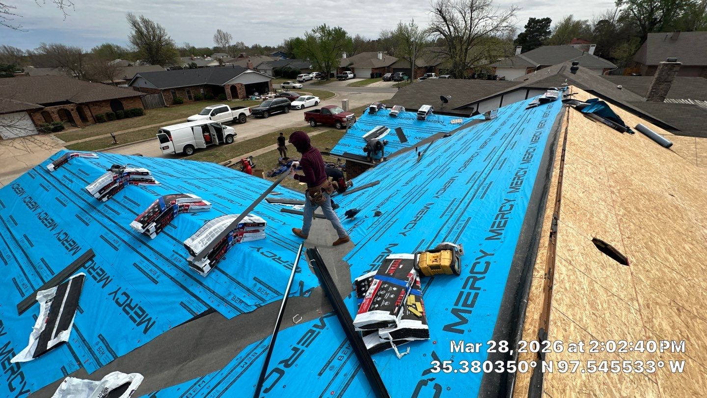 Project in Oklahoma City by Icon Roofing And Construction