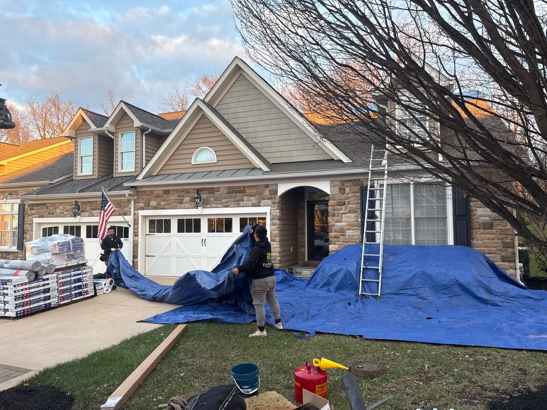 Residential Roofing Installation using GAF Timberline UHDZ by Matter Construction, LLC