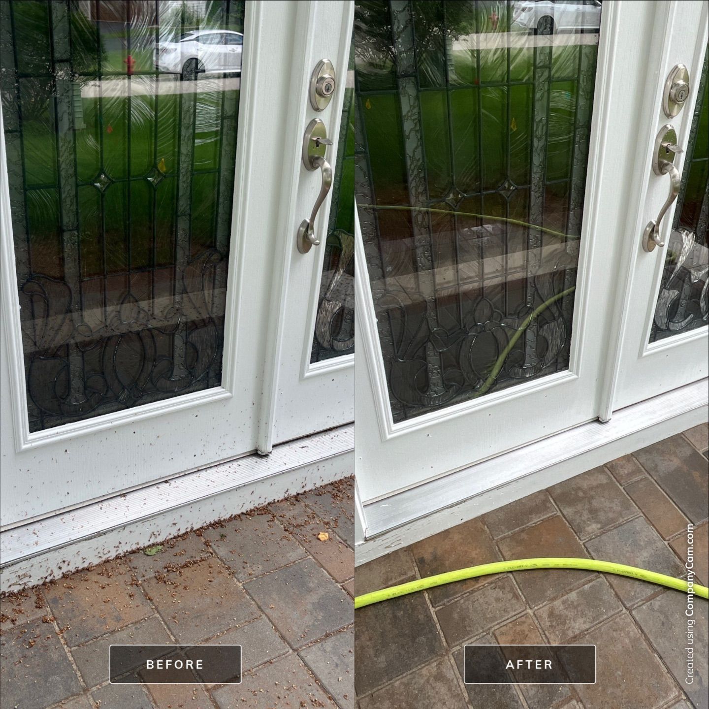 Project in Island Lake by Simmons Power & Soft Washing