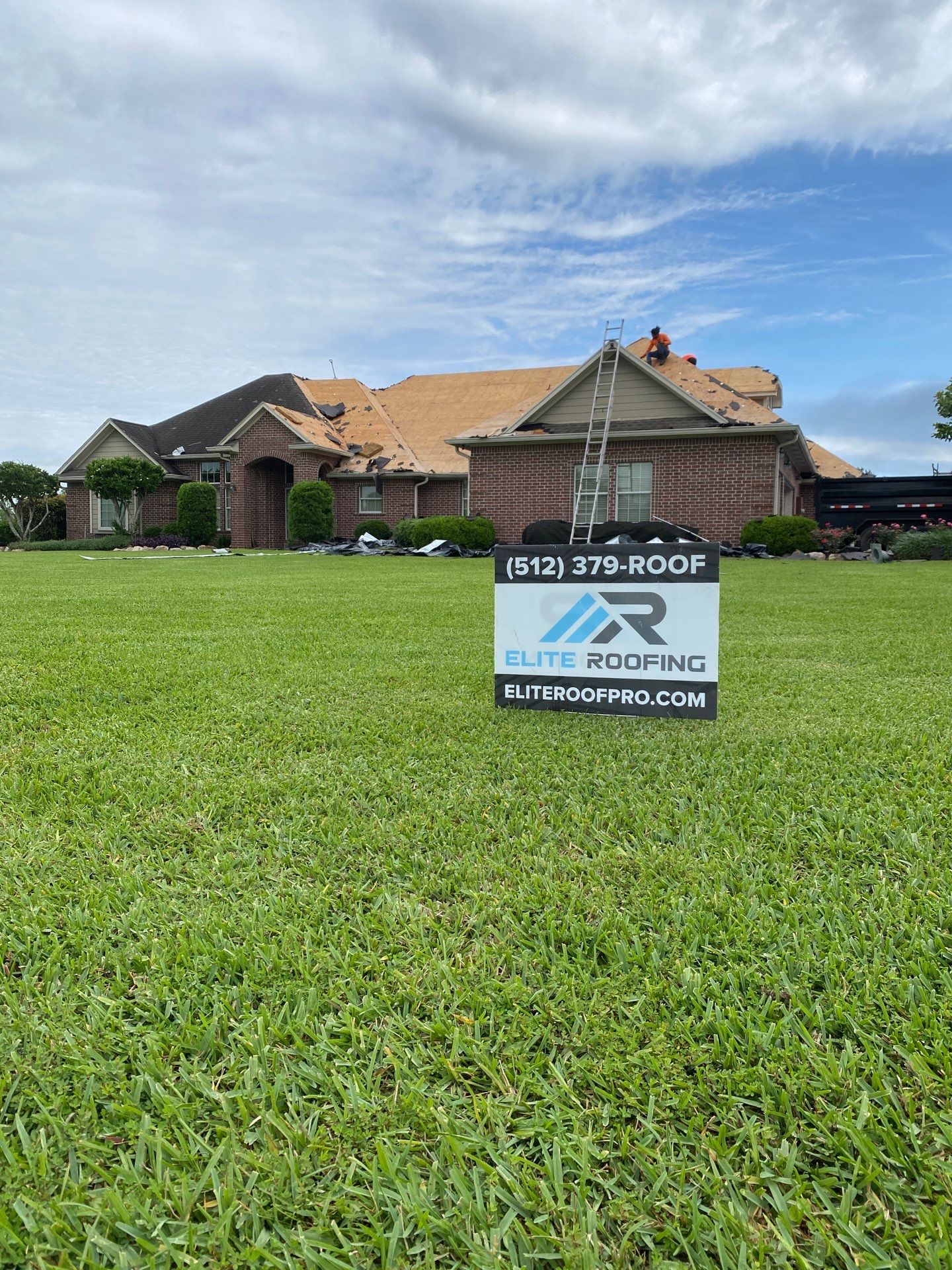 Residential Roof Replacement using GAF HDZ - Charcoal shingles by Elite Roofing LLC