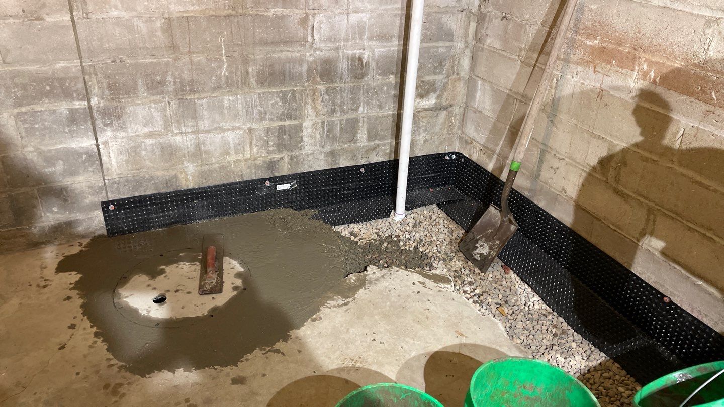 Drain Tile in South Minneapolis by Waterproofing Northeast