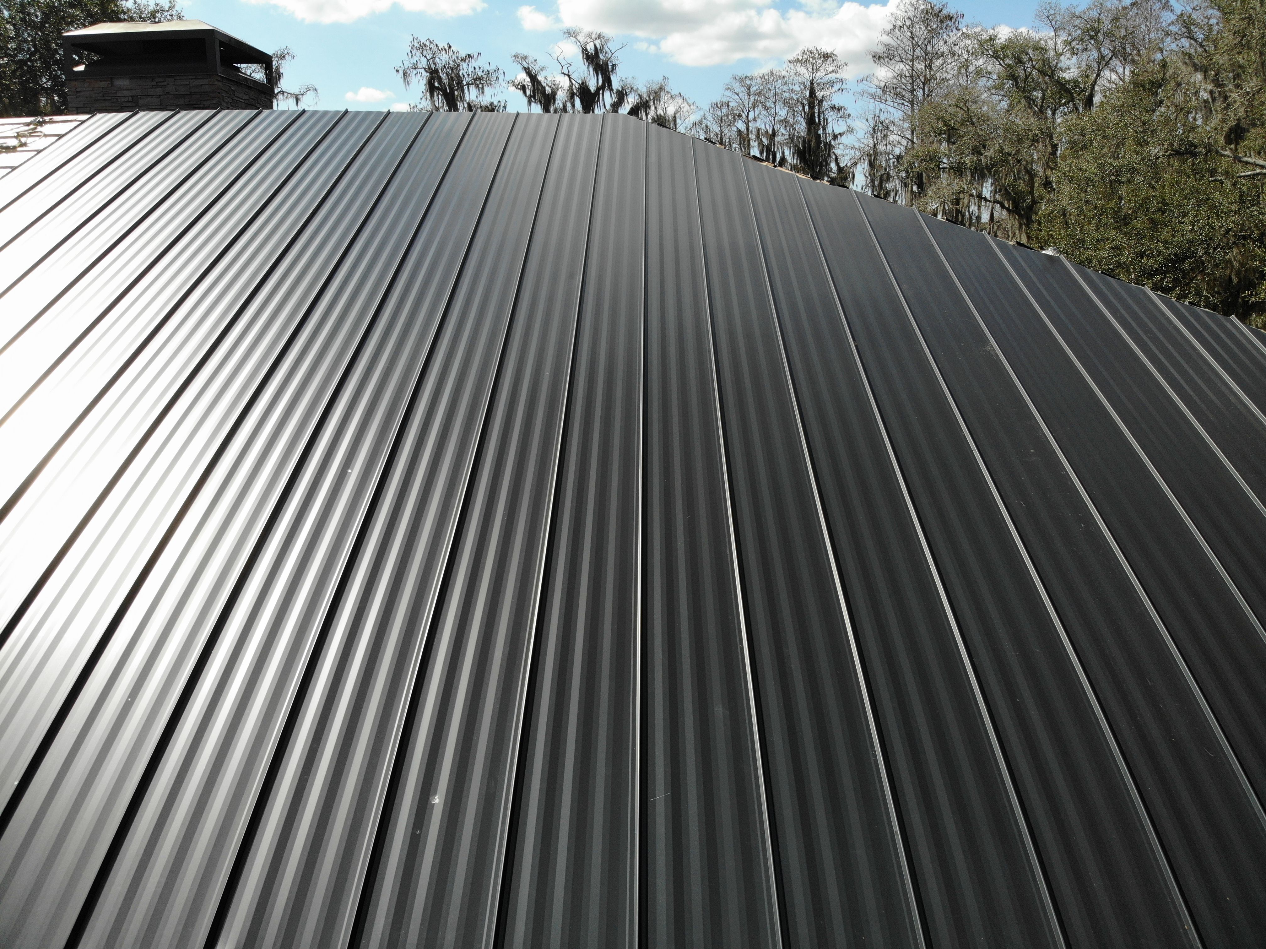 Residential Standing Seam Install in Odessa Florida by International Roofing