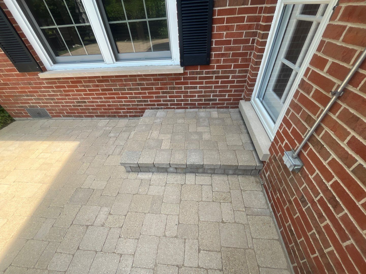 Brick paver clean, sand and seal.  using Surebond SB-1300 by Northern Power Washing LLC.